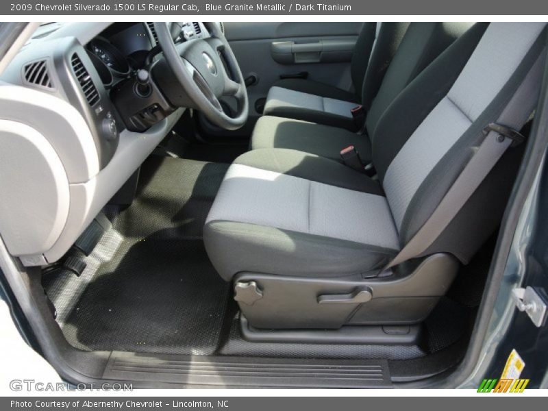 Blue Granite Metallic / Dark Titanium 2009 Chevrolet Silverado 1500 LS Regular Cab