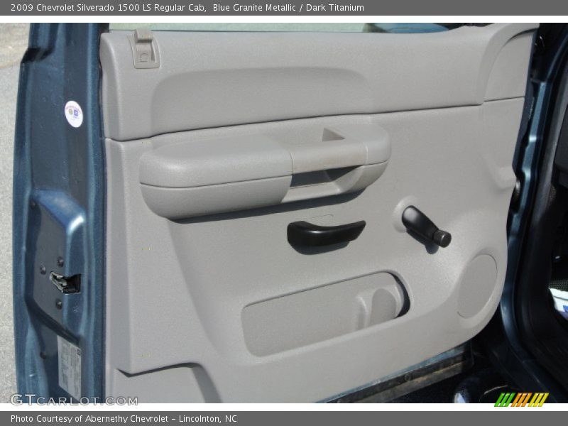 Blue Granite Metallic / Dark Titanium 2009 Chevrolet Silverado 1500 LS Regular Cab