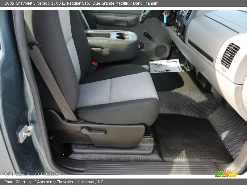 Blue Granite Metallic / Dark Titanium 2009 Chevrolet Silverado 1500 LS Regular Cab