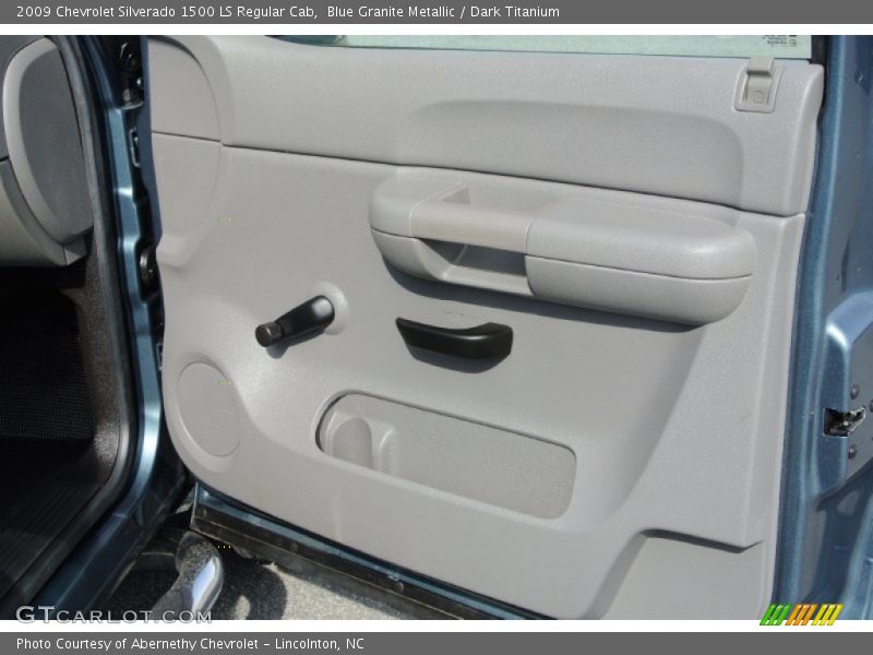 Blue Granite Metallic / Dark Titanium 2009 Chevrolet Silverado 1500 LS Regular Cab
