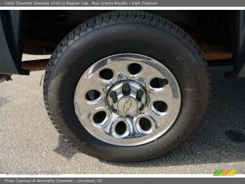 Blue Granite Metallic / Dark Titanium 2009 Chevrolet Silverado 1500 LS Regular Cab