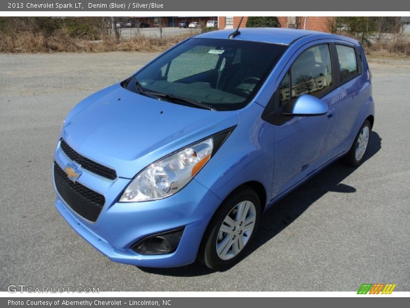 Denim (Blue) / Silver/Blue 2013 Chevrolet Spark LT