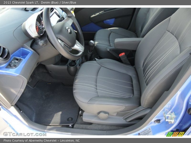 Denim (Blue) / Silver/Blue 2013 Chevrolet Spark LT
