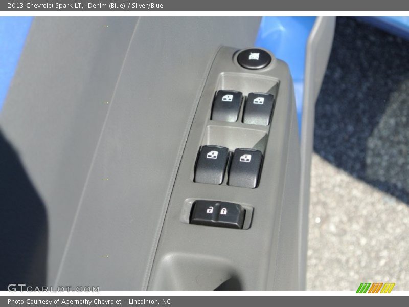 Denim (Blue) / Silver/Blue 2013 Chevrolet Spark LT
