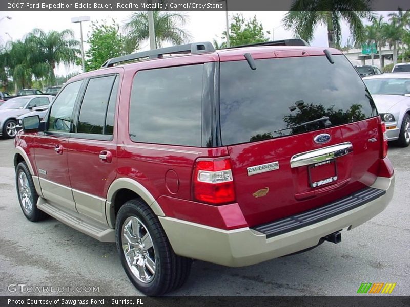 Redfire Metallic / Camel/Grey Stone 2007 Ford Expedition Eddie Bauer