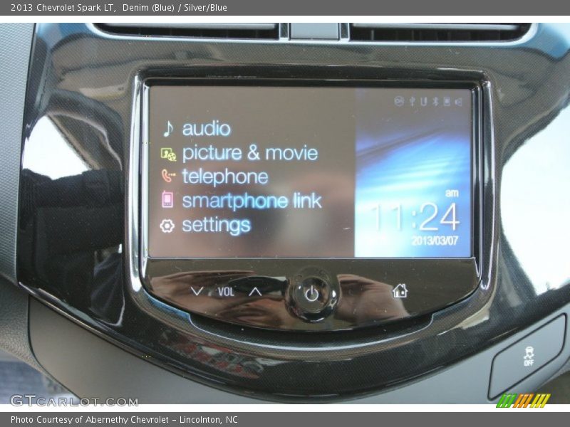 Denim (Blue) / Silver/Blue 2013 Chevrolet Spark LT