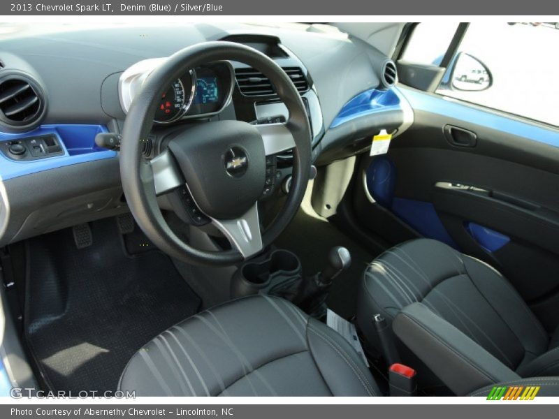 Silver/Blue Interior - 2013 Spark LT 