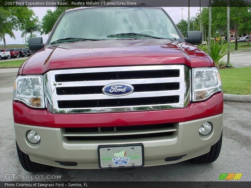 Redfire Metallic / Camel/Grey Stone 2007 Ford Expedition Eddie Bauer