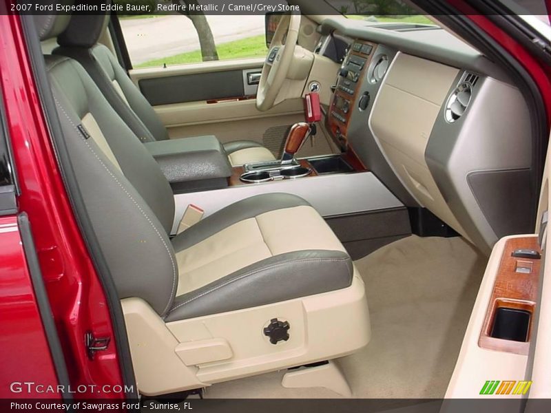 Redfire Metallic / Camel/Grey Stone 2007 Ford Expedition Eddie Bauer