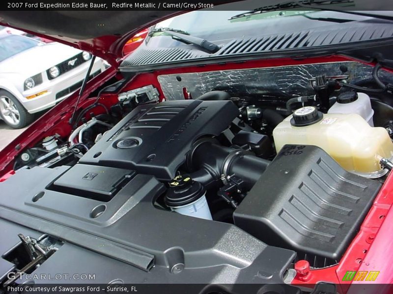 Redfire Metallic / Camel/Grey Stone 2007 Ford Expedition Eddie Bauer