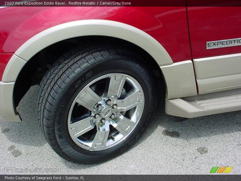 Redfire Metallic / Camel/Grey Stone 2007 Ford Expedition Eddie Bauer