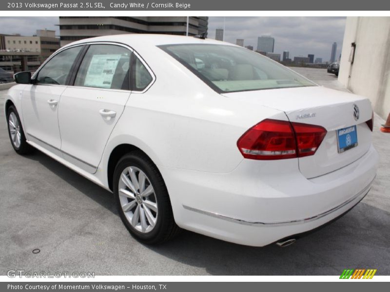Candy White / Cornsilk Beige 2013 Volkswagen Passat 2.5L SEL