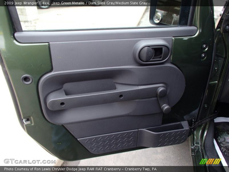 Jeep Green Metallic / Dark Slate Gray/Medium Slate Gray 2009 Jeep Wrangler X 4x4