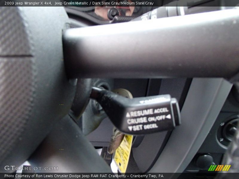 Jeep Green Metallic / Dark Slate Gray/Medium Slate Gray 2009 Jeep Wrangler X 4x4