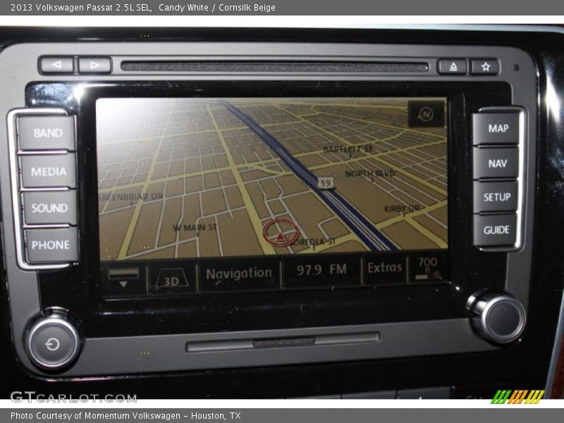 Candy White / Cornsilk Beige 2013 Volkswagen Passat 2.5L SEL