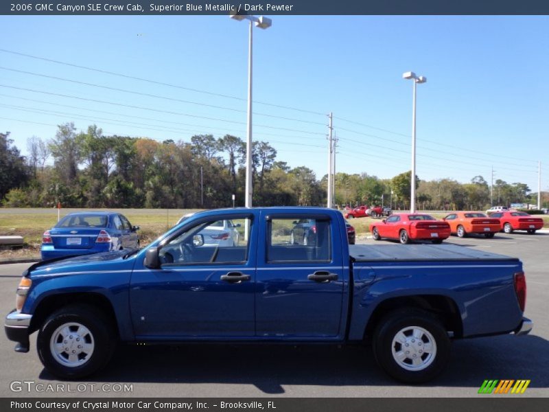 Superior Blue Metallic / Dark Pewter 2006 GMC Canyon SLE Crew Cab