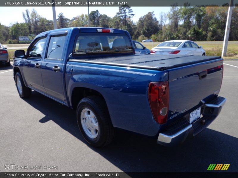 Superior Blue Metallic / Dark Pewter 2006 GMC Canyon SLE Crew Cab