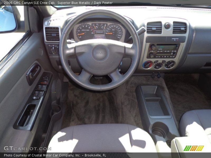 Superior Blue Metallic / Dark Pewter 2006 GMC Canyon SLE Crew Cab