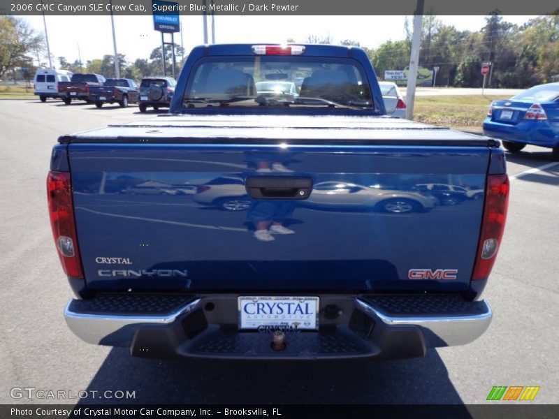 Superior Blue Metallic / Dark Pewter 2006 GMC Canyon SLE Crew Cab