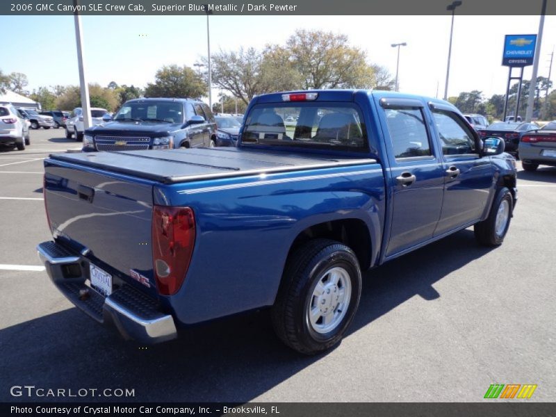 Superior Blue Metallic / Dark Pewter 2006 GMC Canyon SLE Crew Cab