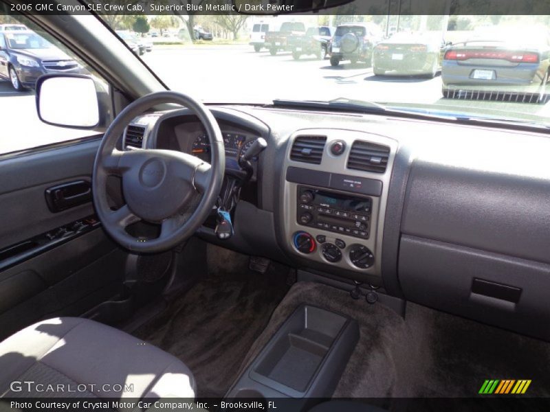 Superior Blue Metallic / Dark Pewter 2006 GMC Canyon SLE Crew Cab