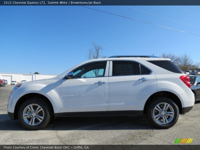 Summit White / Brownstone/Jet Black 2013 Chevrolet Equinox LTZ