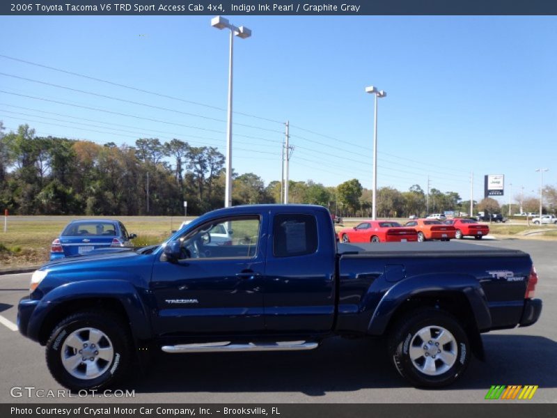Indigo Ink Pearl / Graphite Gray 2006 Toyota Tacoma V6 TRD Sport Access Cab 4x4