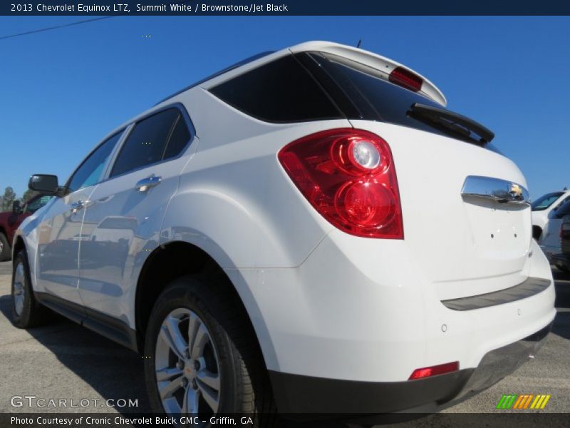 Summit White / Brownstone/Jet Black 2013 Chevrolet Equinox LTZ