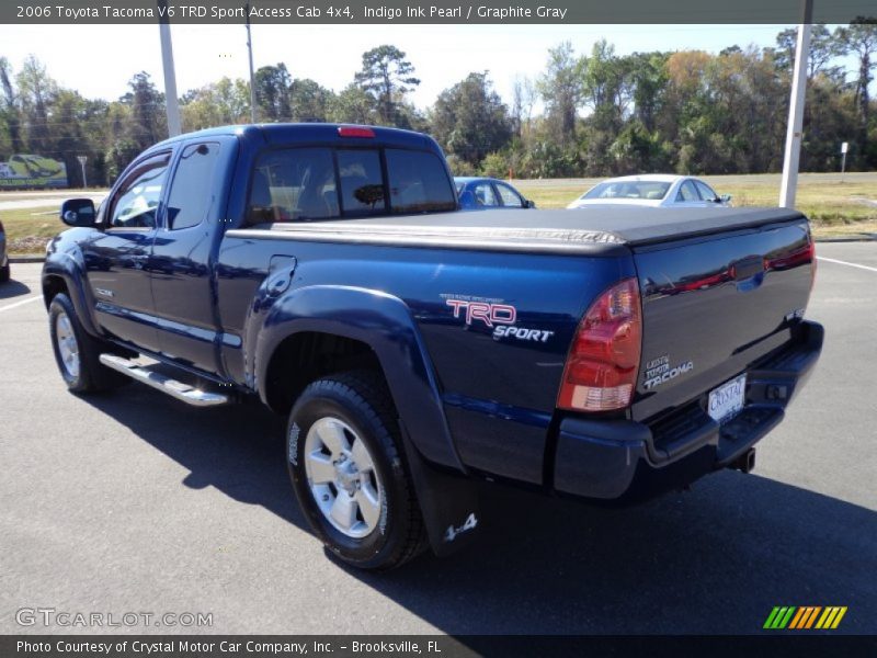 Indigo Ink Pearl / Graphite Gray 2006 Toyota Tacoma V6 TRD Sport Access Cab 4x4