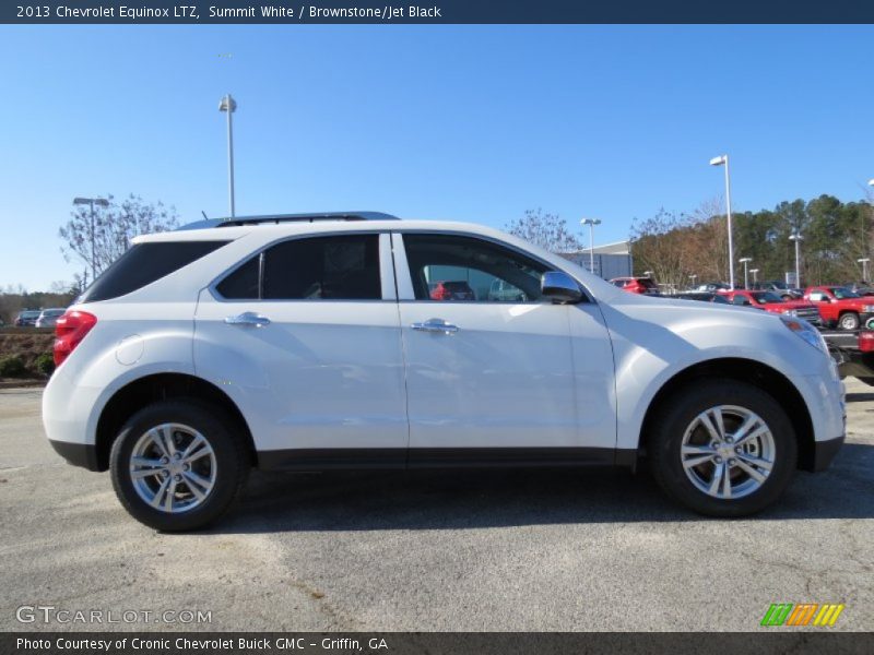 Summit White / Brownstone/Jet Black 2013 Chevrolet Equinox LTZ
