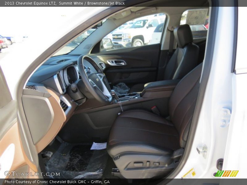 Summit White / Brownstone/Jet Black 2013 Chevrolet Equinox LTZ