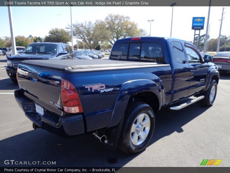 Indigo Ink Pearl / Graphite Gray 2006 Toyota Tacoma V6 TRD Sport Access Cab 4x4