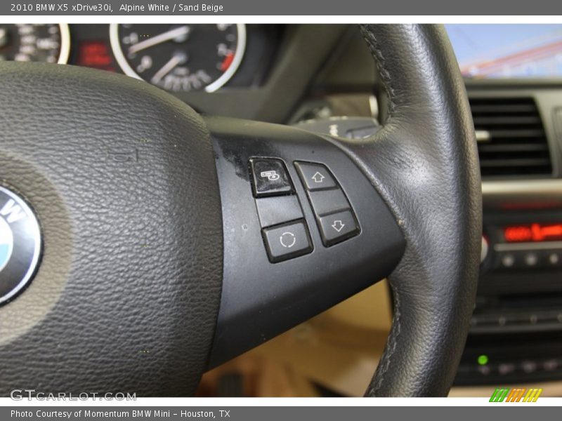 Alpine White / Sand Beige 2010 BMW X5 xDrive30i