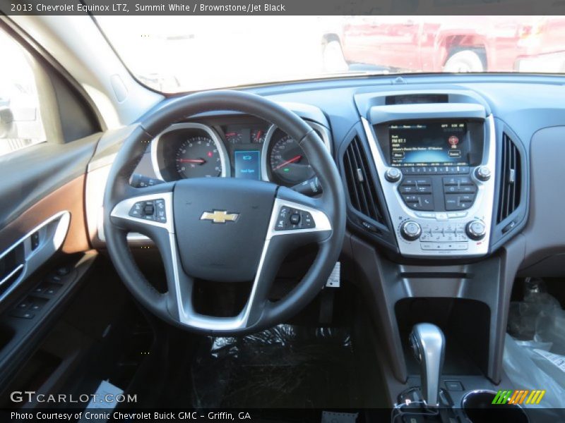 Summit White / Brownstone/Jet Black 2013 Chevrolet Equinox LTZ