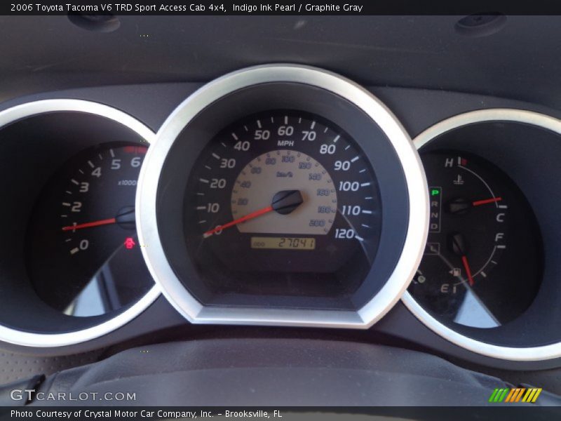 Indigo Ink Pearl / Graphite Gray 2006 Toyota Tacoma V6 TRD Sport Access Cab 4x4