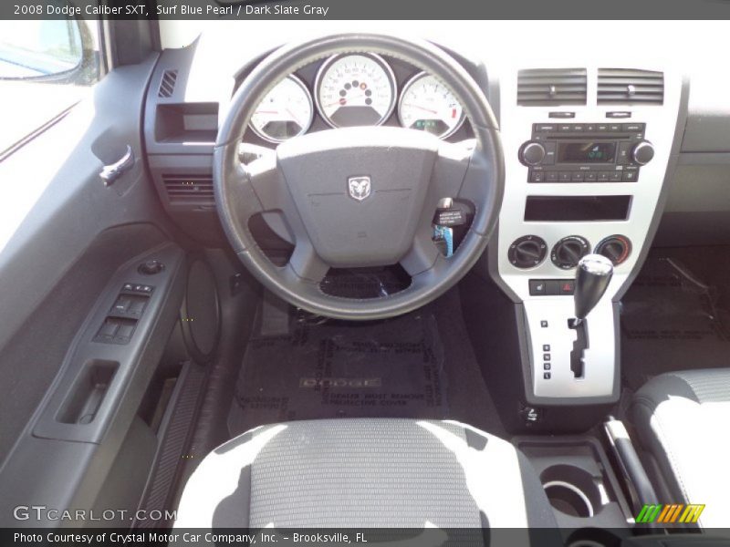 Surf Blue Pearl / Dark Slate Gray 2008 Dodge Caliber SXT