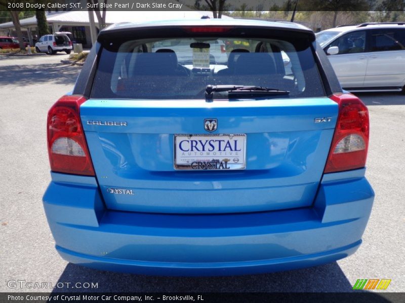 Surf Blue Pearl / Dark Slate Gray 2008 Dodge Caliber SXT