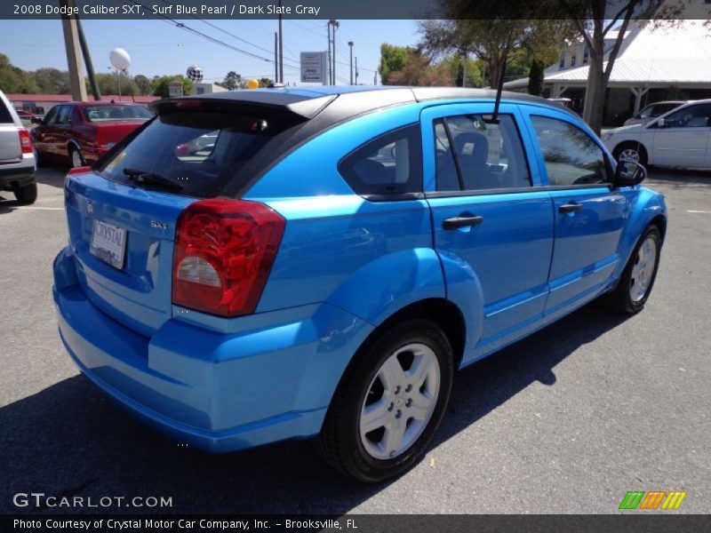 Surf Blue Pearl / Dark Slate Gray 2008 Dodge Caliber SXT