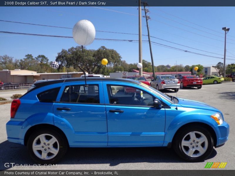 Surf Blue Pearl / Dark Slate Gray 2008 Dodge Caliber SXT