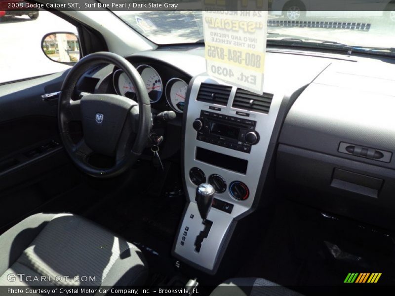 Surf Blue Pearl / Dark Slate Gray 2008 Dodge Caliber SXT