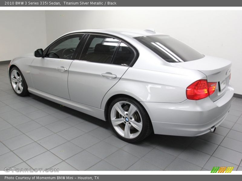 Titanium Silver Metallic / Black 2010 BMW 3 Series 335i Sedan