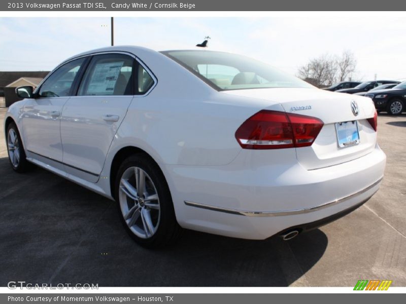 Candy White / Cornsilk Beige 2013 Volkswagen Passat TDI SEL