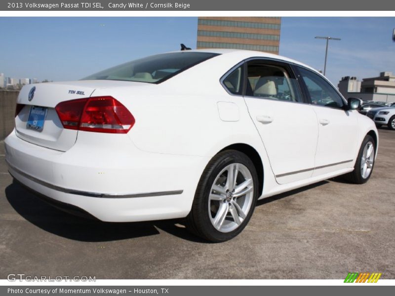 Candy White / Cornsilk Beige 2013 Volkswagen Passat TDI SEL