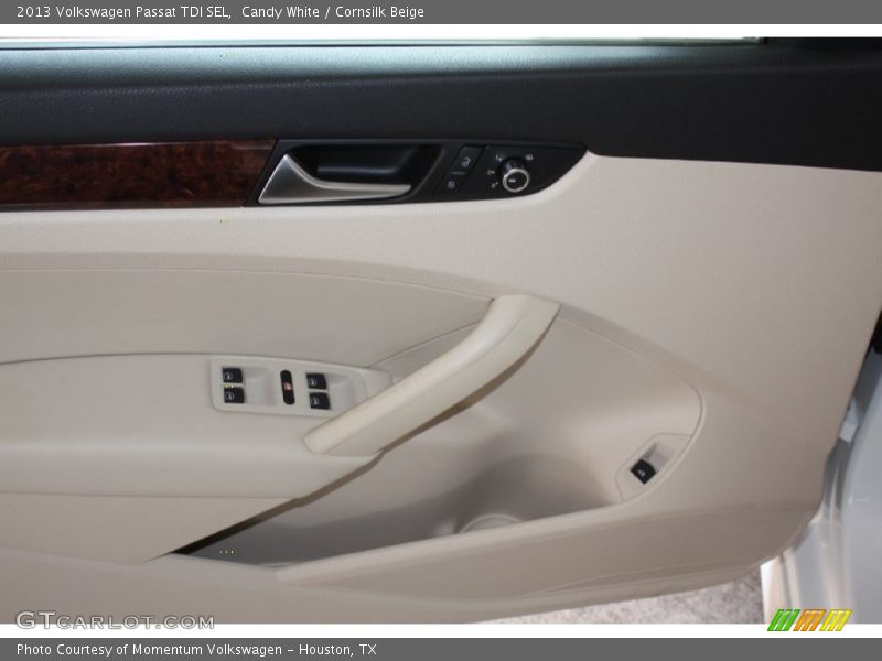 Candy White / Cornsilk Beige 2013 Volkswagen Passat TDI SEL