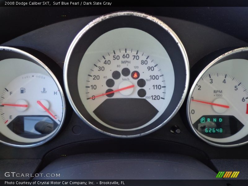 2008 Caliber SXT SXT Gauges