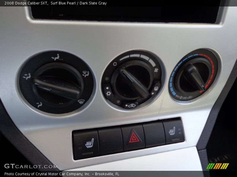 Controls of 2008 Caliber SXT