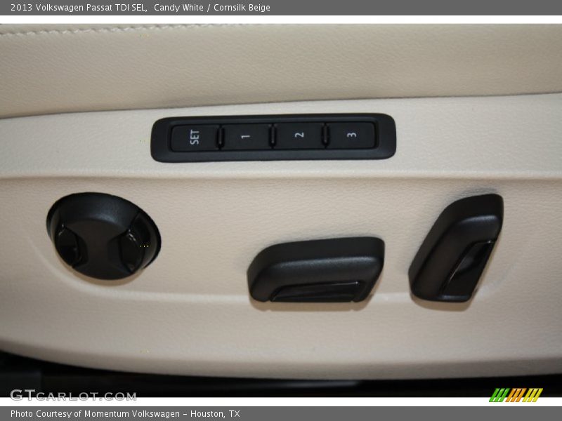 Candy White / Cornsilk Beige 2013 Volkswagen Passat TDI SEL