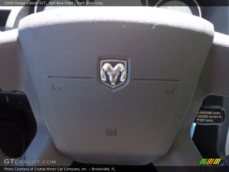 Surf Blue Pearl / Dark Slate Gray 2008 Dodge Caliber SXT