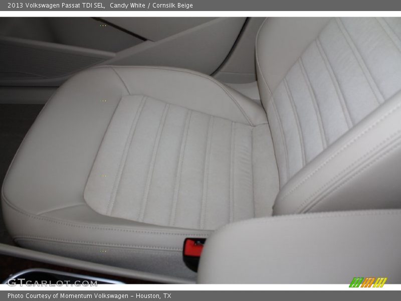 Candy White / Cornsilk Beige 2013 Volkswagen Passat TDI SEL