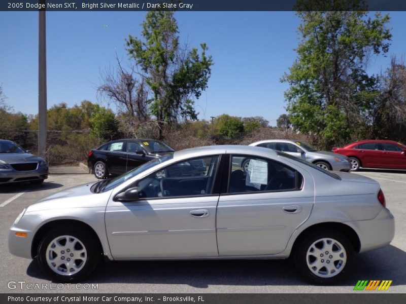 Bright Silver Metallic / Dark Slate Gray 2005 Dodge Neon SXT